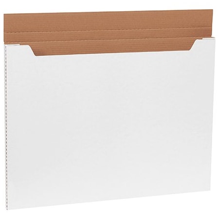 Bsc Preferred 30 x 22-1/2 x 1'' White Jumbo Fold-Over Mailers, 20PK M30221